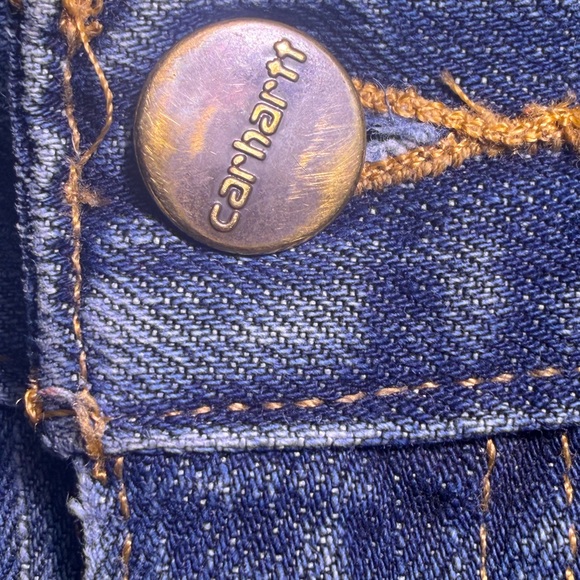 Carhartt Men's Relaxed Fit Blue Jeans - Picture 4 of 5